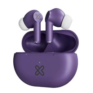 AUDIFONO CON MICROFONO  IN-EAR KLIP XTREME BUDS-FI BLUETOOTH (ENC) PURPURA 100% Nuevo