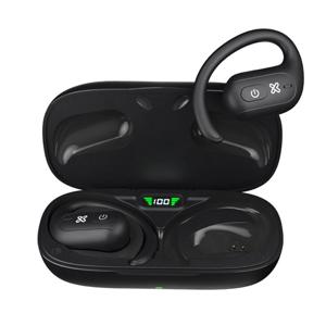 AUDIFONO CON MICROFONO  OPEN-EAR KLIP XTREME OPENBUDS BLUETOOTH (ENC) NEGRO 100% Nuevo