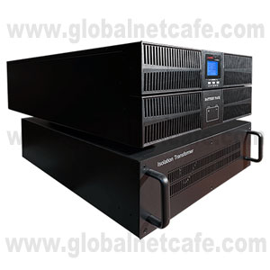 6KVA, 6000VA, 6000WATTS UPS Y REGULADOR  POWERBOX PB900 220V EN LINEA BAT.12M 100% Nuevo