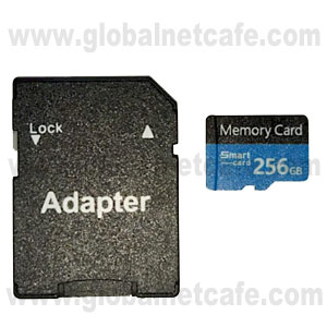 MEMORIA  MICROSD 256GB  GENERICA CON ADAPTADOR 