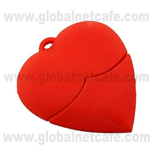 MEMORIA  USB     8GB  CORAZON ROJO 100% Nuevo