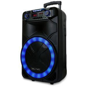 BOCINA DOLPHIN SP-1500RBT PARTY SPEAKER 15" BLUETOOTH 3100W NEGRO 100% Nuevo