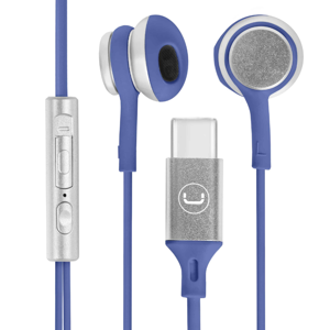 AUDIFONO IN-EAR UNNO TEKNO HS7005BL USB-C ULTRA AZUL 100% Nuevo